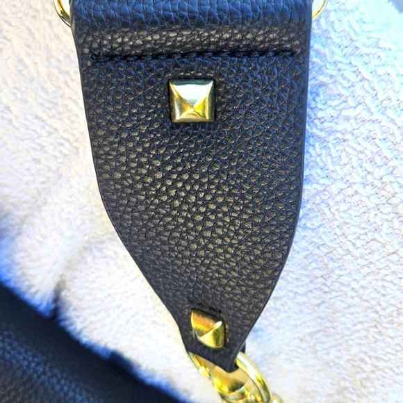 MARC JACOBS Empire City Messenger Pebbled Leather Crossbody Bag Guitar Strap - Picture 12 of 13